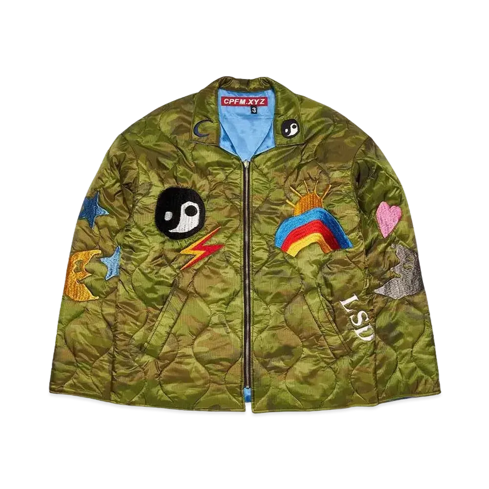 Cactus Plant Flea Market Lysergic Camo Jacket "Green"