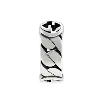 GUCCI Large Interlocking G Ear Cuff "Silver"
