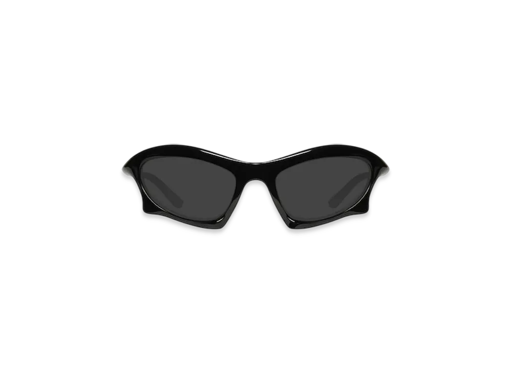 BALENCIAGA Bat Rectangle Sunglasses "Black"