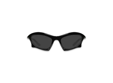BALENCIAGA Bat Rectangle Sunglasses "Black"