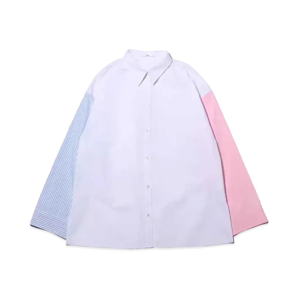 atmos pink Docking Big Shirt "White"