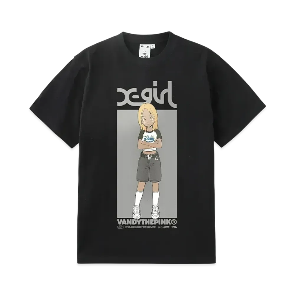 X-Girl x VANDY THE PINK S/S Tee "Black"