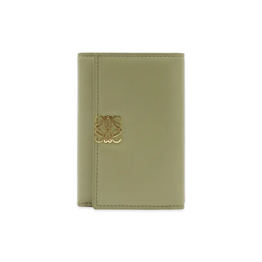 LOEWE Puffer Anagram Vertical Wallet Small "Eucalyptus Green"