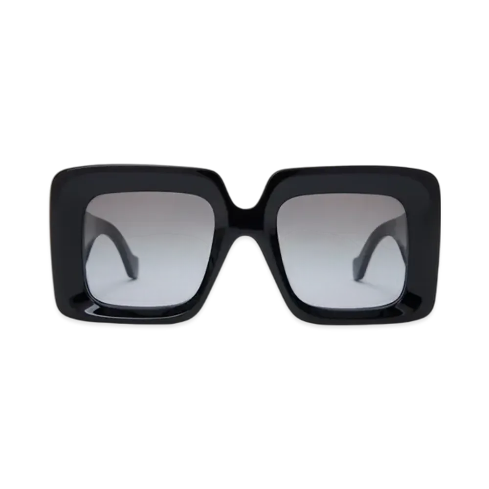 LOEWE Square Maxi Anagram Sunglasses "Black"