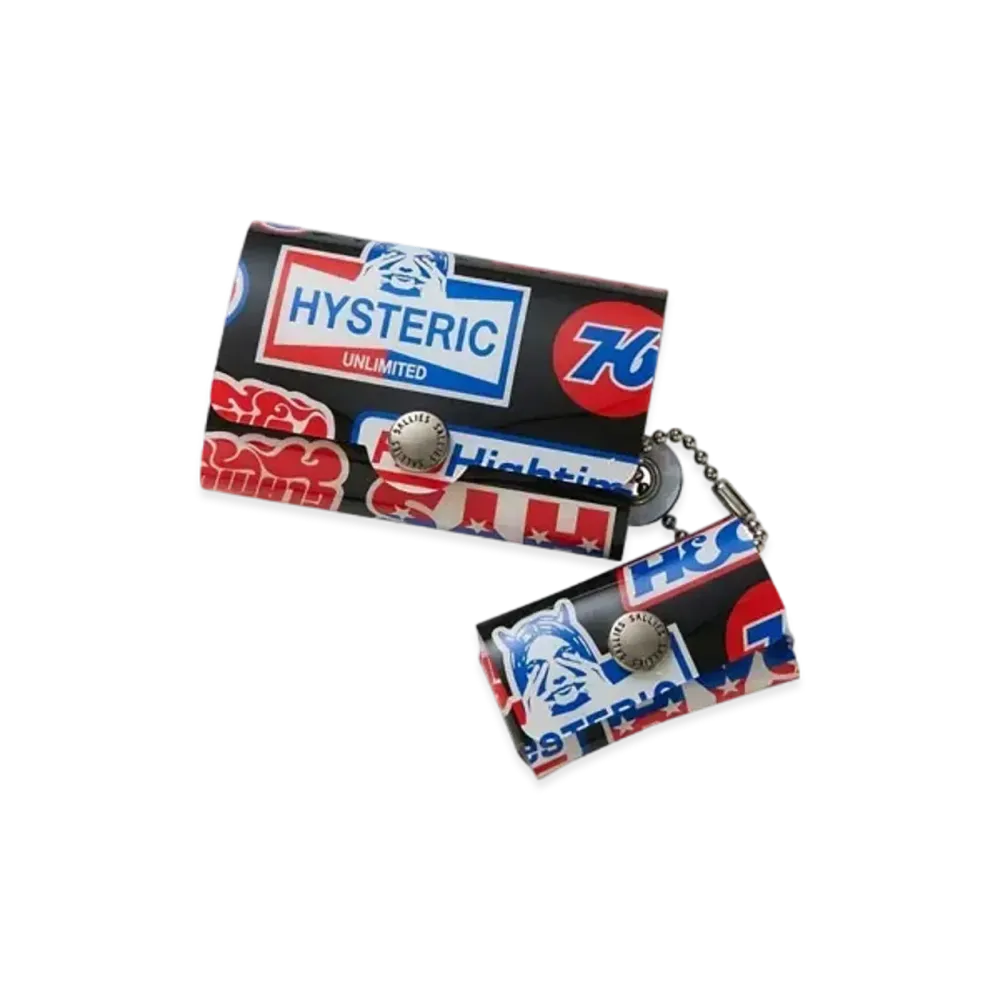 HYSTERIC GLAMOUR Sallies/Pocketpal Hysteric Garage Mini Wallet "Multi"