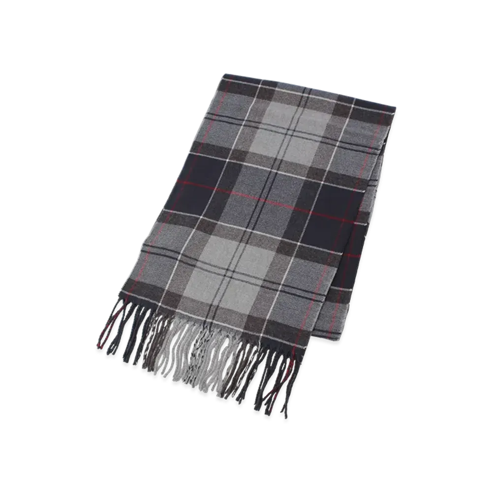 Barbour Garingale Tartan Scarf "Blue Granite"