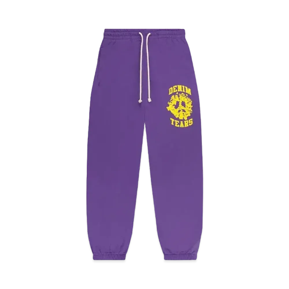 DENIM TEARS Denim University Sweat Pants "Purple"