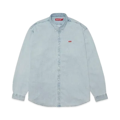 Supreme Small Box Shirt "Washed Blue" (24SS)