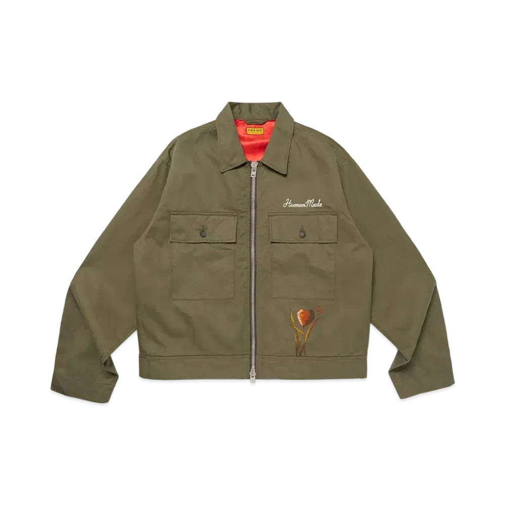 HUMAN MADE Military Jacket "Olive Drab"
