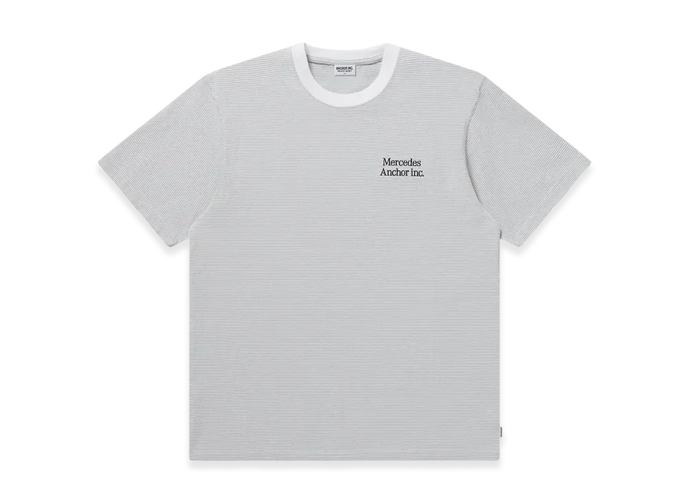 メルセデスアンカーインク マルチストライプ Tシャツ "ホワイト"
