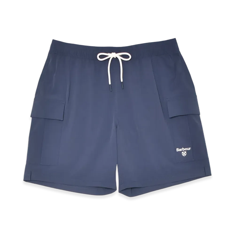 Barbour Ripstop Cargo Swim Shorts "Classic Navy"