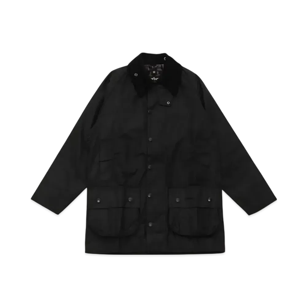Barbour Coat Blouson Beaufort Wax Coated Jacket Regular Fit "Black"