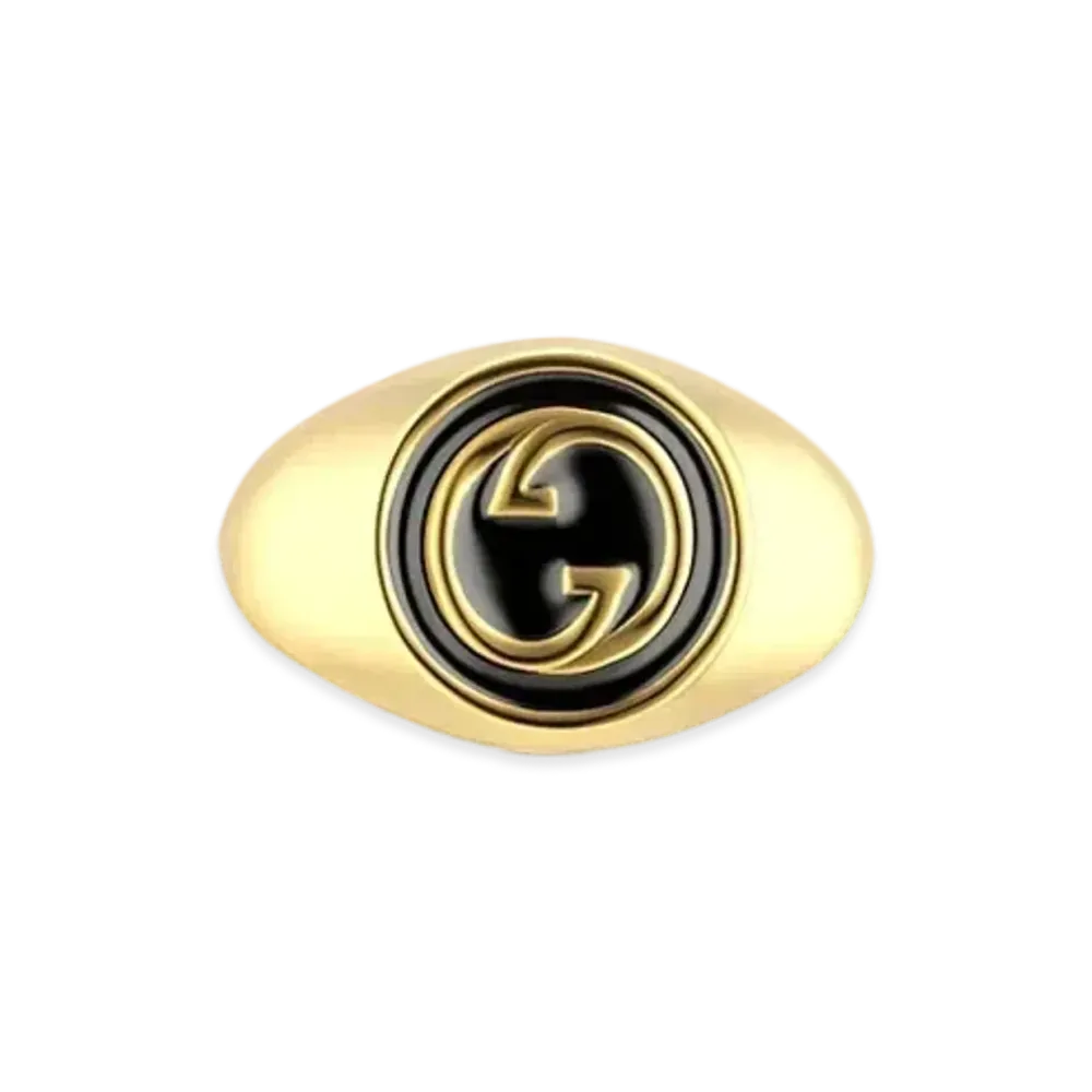 GUCCI Blondie Ring "Gold/Black"