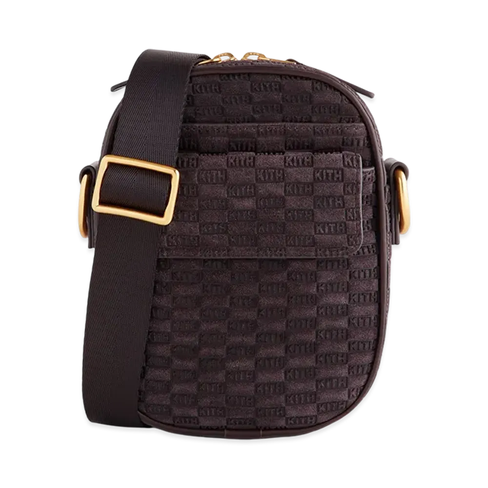 Kith Monogram Suede Passenger K15 Bag "Incognito"