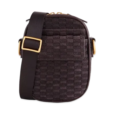 Kith Monogram Suede Passenger K15 Bag "Incognito"