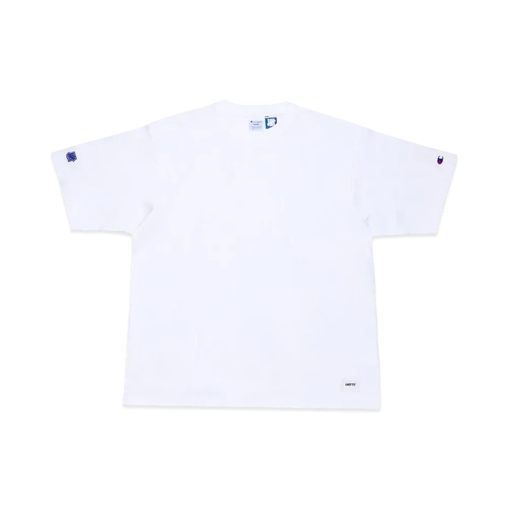 UNDEFEATED CHAMPION STENCIL LABEL SS TEE - C8-V322 "White"