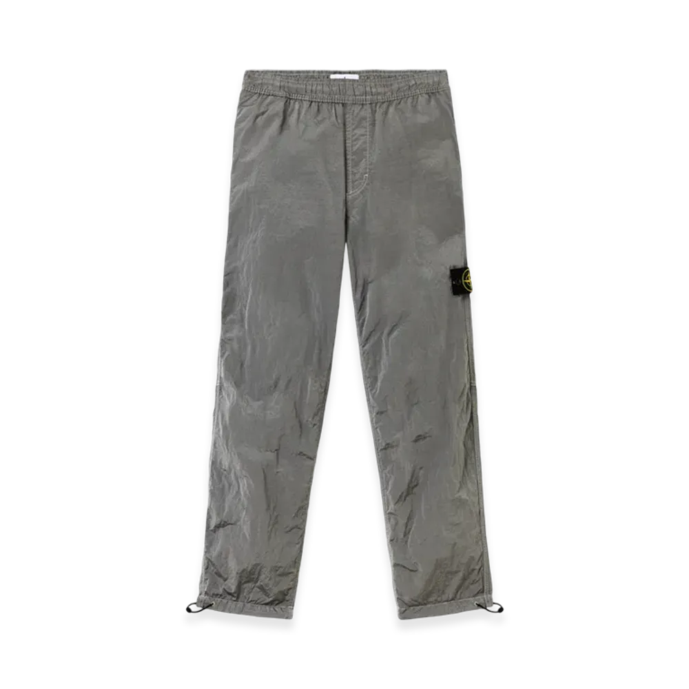 Stone Island 3100005 Nylon Metal in Econyl Regular Fit Joggers with Nylon Mesh Lining - 25SS "Pearl Grey"