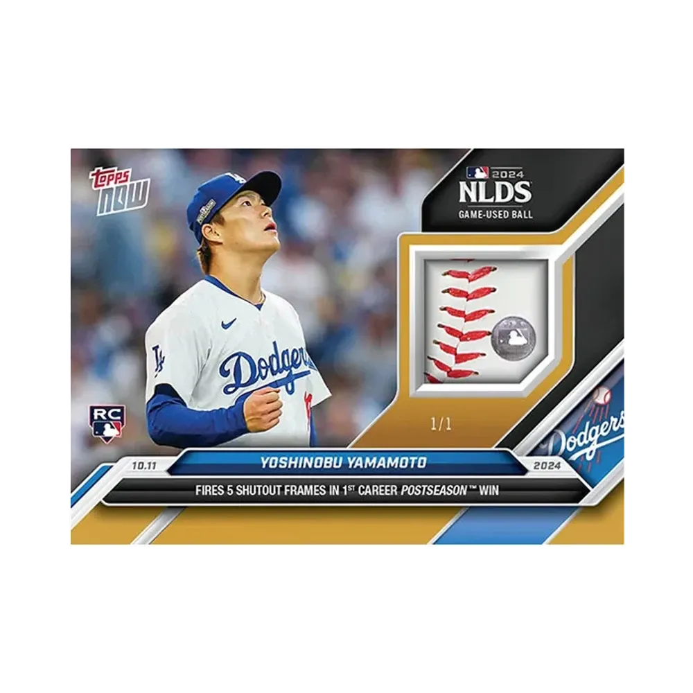 山本由伸 [826](2025 MLB トップスナウカード - LOOK FOR RELICS!)
