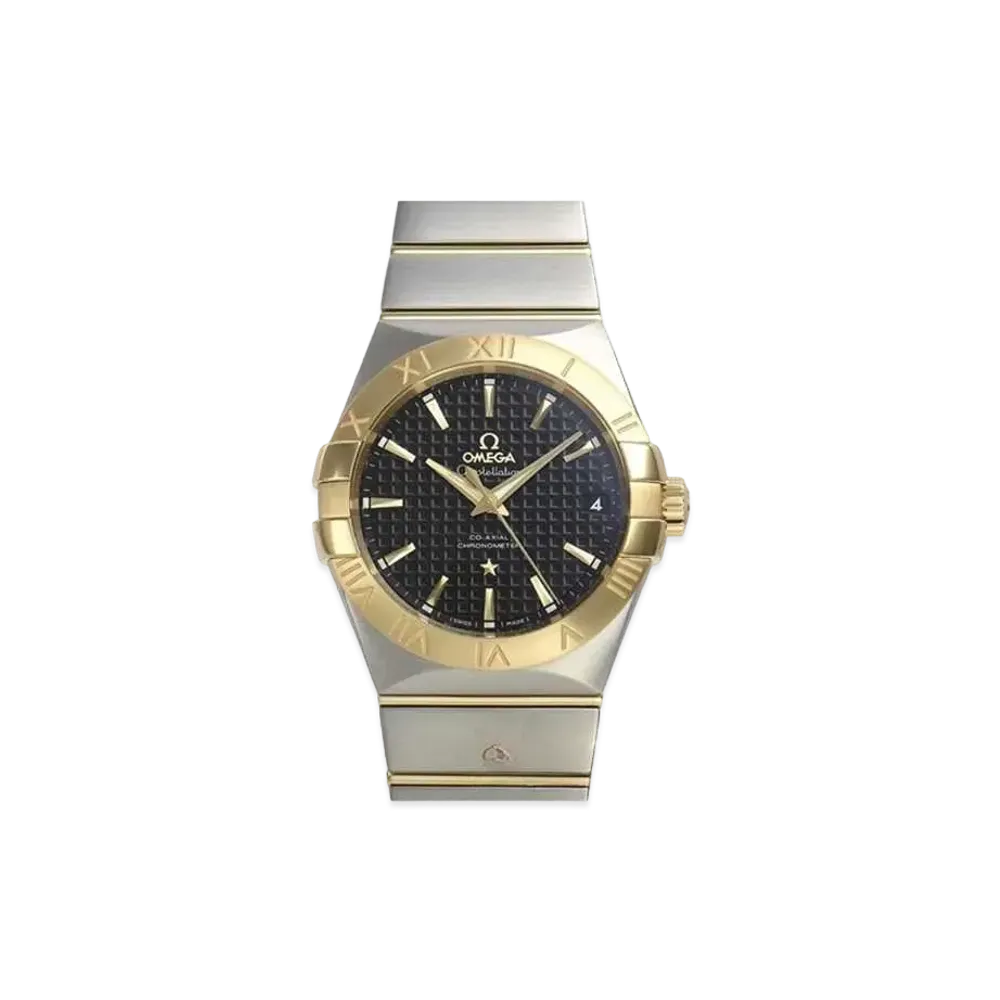 OMEGA Constellation Co-Axial Chronometer Day-Date "Black" 123.20.38.21.01.002