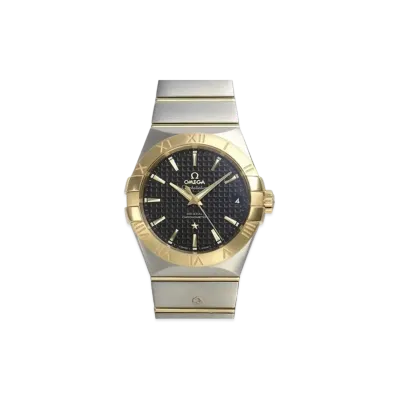 OMEGA Constellation Co-Axial Chronometer Day-Date "Black" 123.20.38.21.01.002
