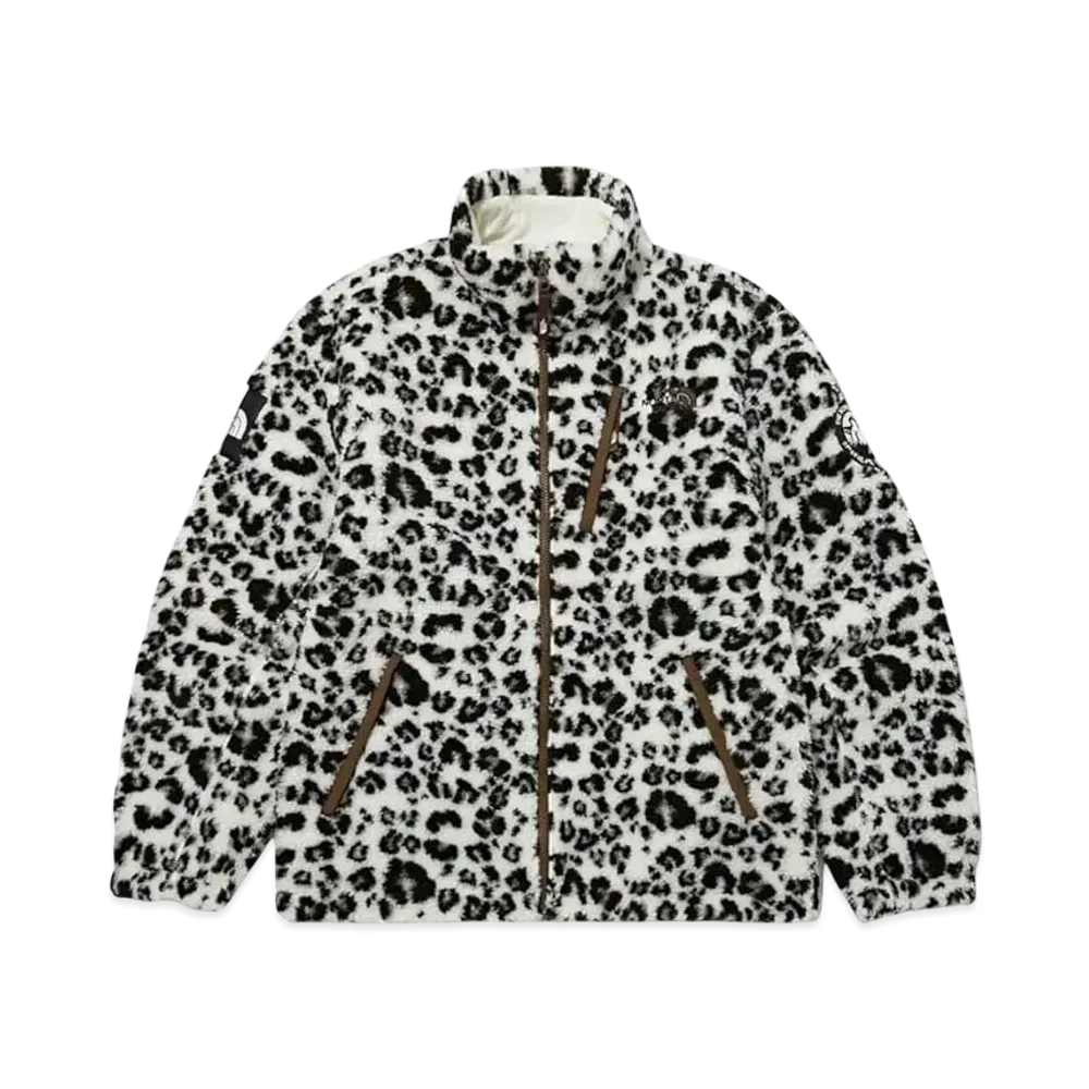 The North Face Novelty Rimo Fleece Zip Up Jacket "White"