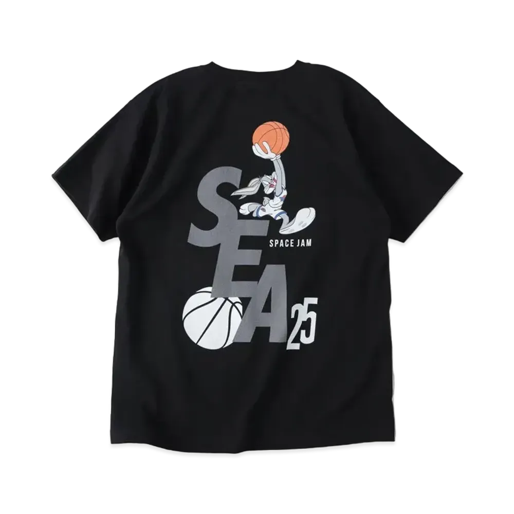WIND AND SEA SPACE JAM (SQUAD-S_E_A) S/S TEE "Black"