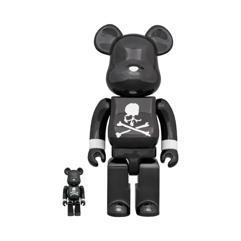Bearbrick x mastermind Japan Black Chrome Ver. 100% & 400%