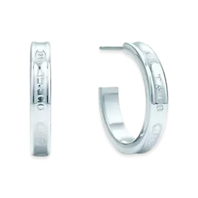 Tiffany & Co. Tiffany 1837 Hoop Earrings "Silver"