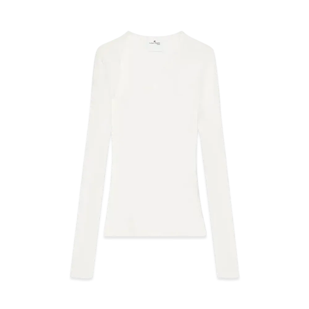 Courreges Slash T-Shirt "Heritage White"