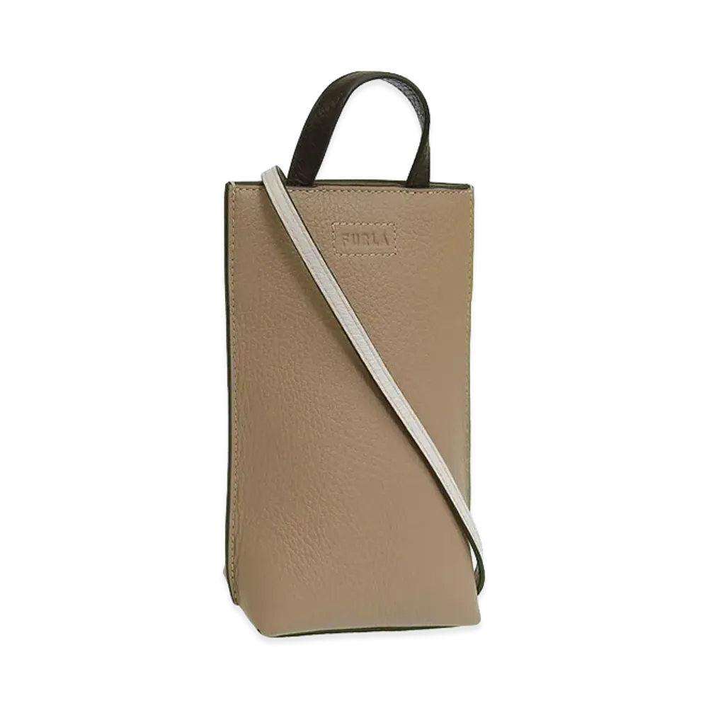 FURLA Camelia Vertical Crossbody "Brown"