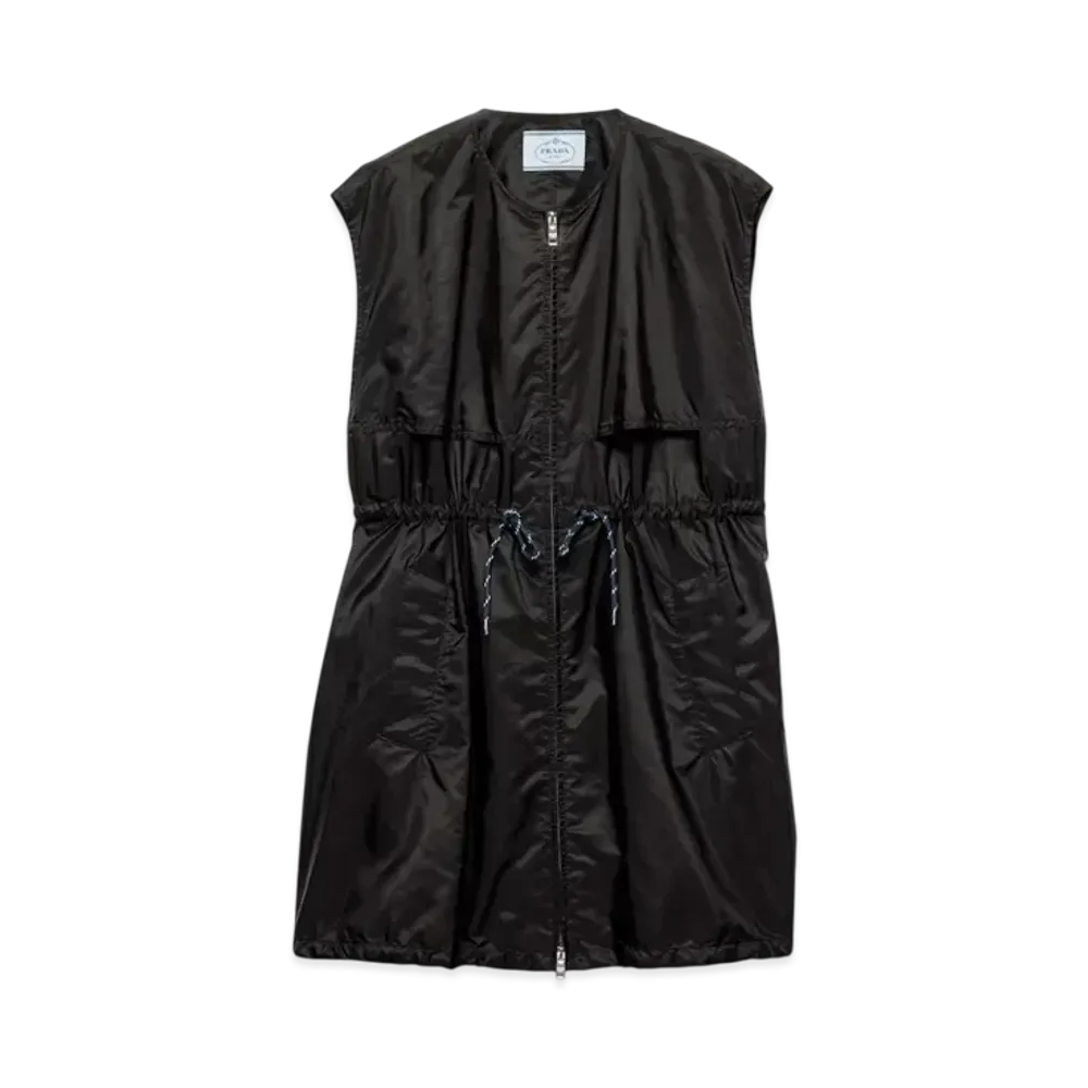 PRADA Women's Re-Nylon Mini-Dress "Black"