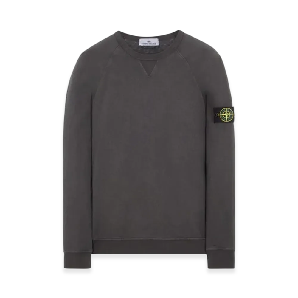 Stone Island 66360 Old Treatment Crewneck Sweatshirt - 23SS "Antracite"