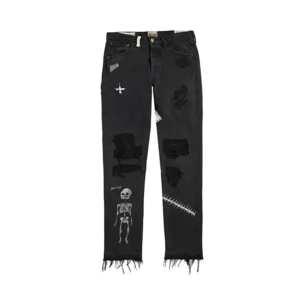 GALLERY DEPT. Fuck Face Denim "Black"