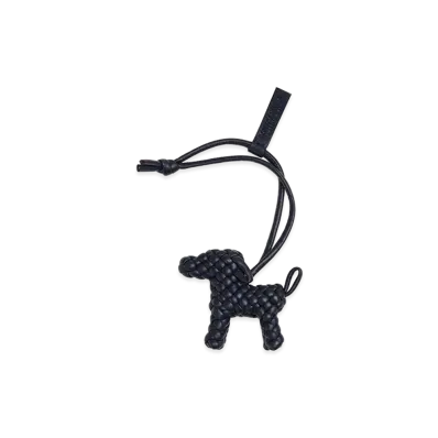 Bottega Veneta Dog Charm "Nocturnal"