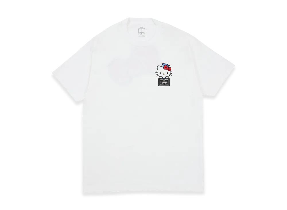 PORTER x HELLO KITTY Tee "White"