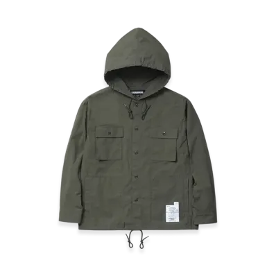 NEIGHBORHOOD Hooded Shirt LS "Olive Drab"