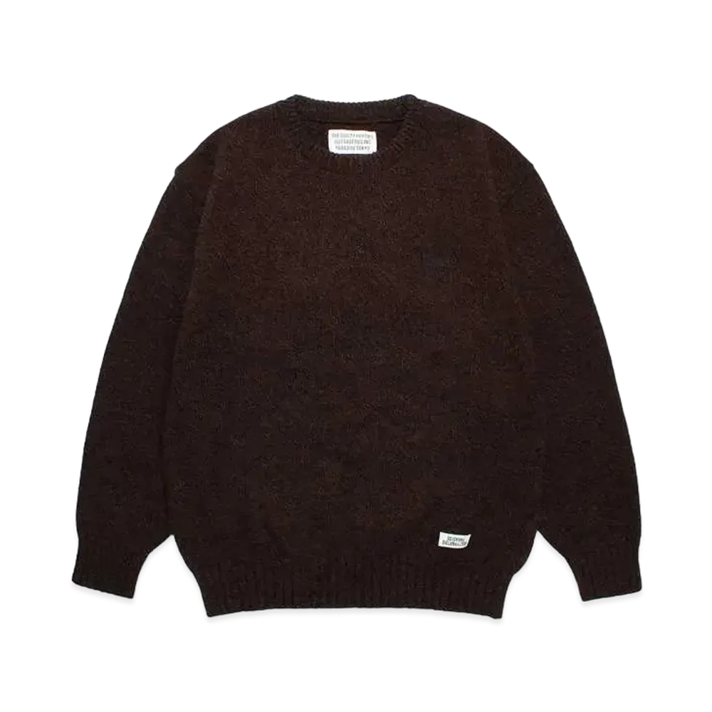 WACKO MARIA Classic Knit Sweater "Brown"