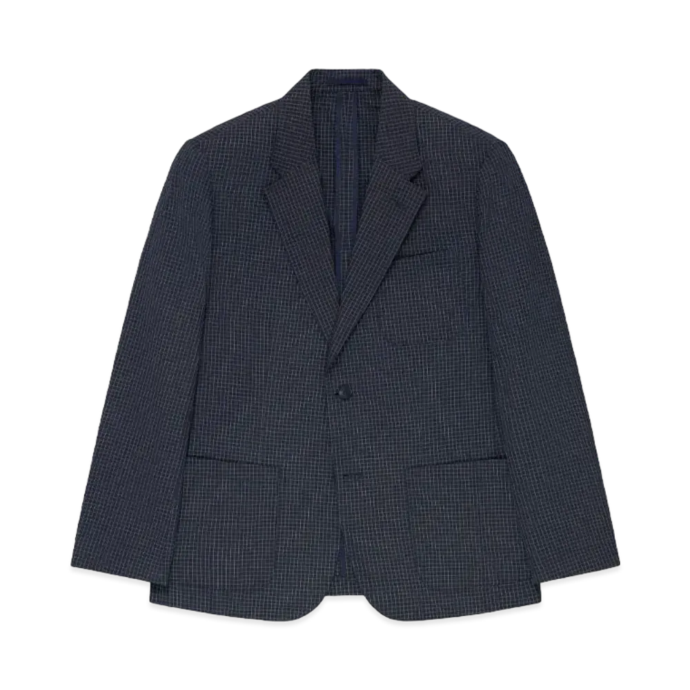 Aime Leon Dore Single-Breasted Ripstop Suit Jacket "Navy"