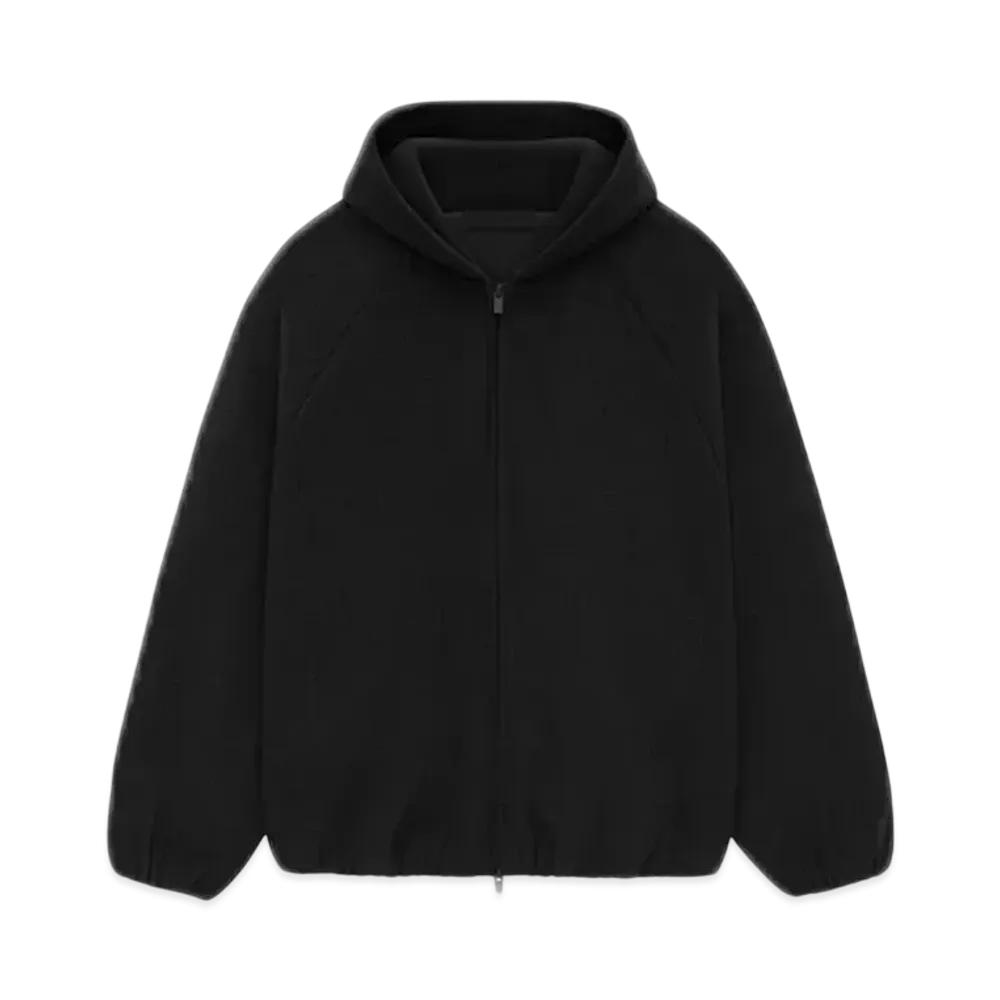 FEAR OF GOD Essentials Brushed Hooded Bomber "Black"