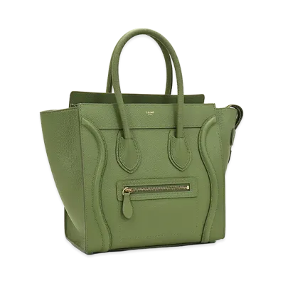 CELINE Women's Handbag Luggage Micro "Light Khaki"