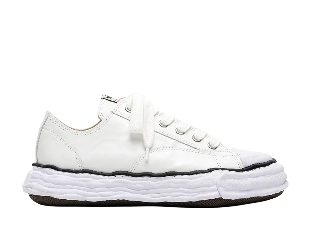 Maison MIHARA YASUHIRO PETERSON23 OG Sole Wrinkled Leather Low-top Sneaker "White"