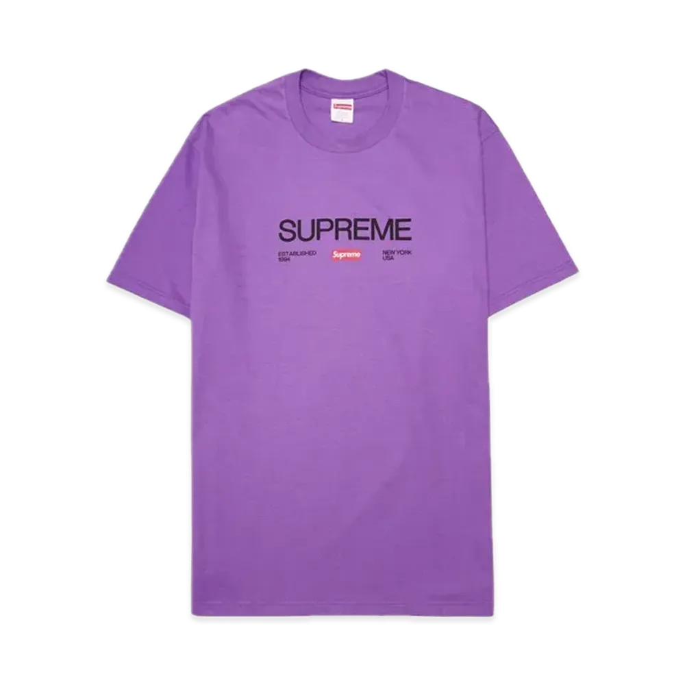 シュプリーム Est. 1994 Tシャツ "パープル"