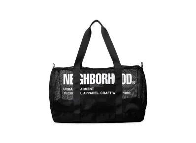 NEIGHBORHOOD Mesh Boston Bag "Black"