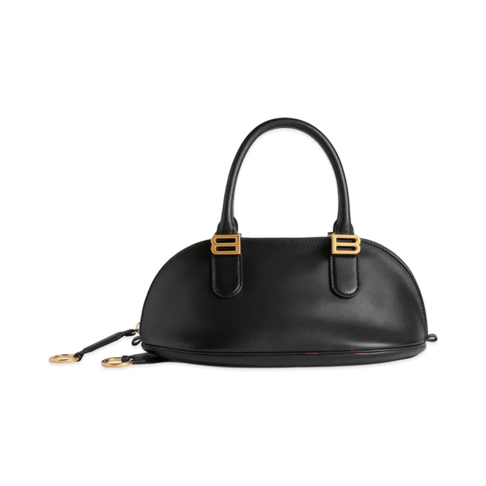 BALENCIAGA Women's Bolero Bowling Bag Mini "Black"