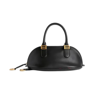 BALENCIAGA Women's Bolero Bowling Bag Mini "Black"