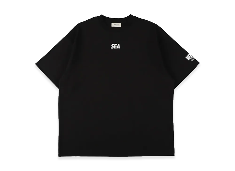 WIND AND SEA Small OG Sea Flocky Tee "Black"