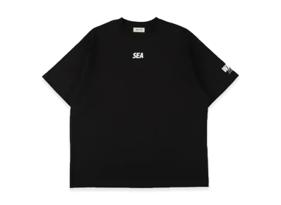 WIND AND SEA Small OG Sea Flocky Tee "Black"
