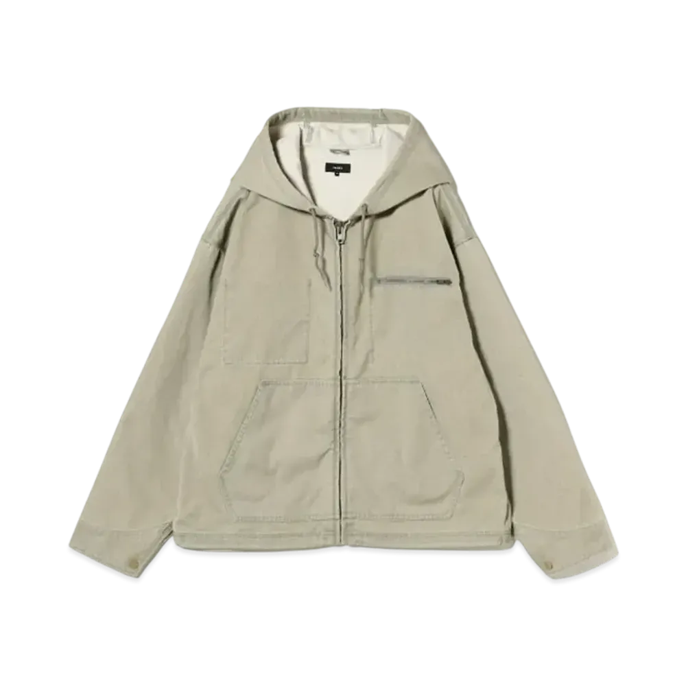 BEAMS Tech Duck Hooded Blouson "Greige"