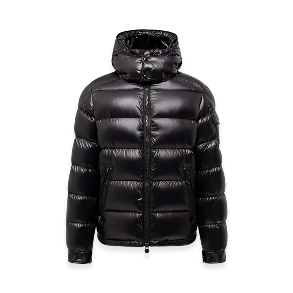 MONCLER Maya Hooded Short Down Jacket "Black"