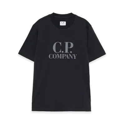 C.P. Company Kids Cotton Jersey Goggle-Print T-Shirt "Total Eclipse"